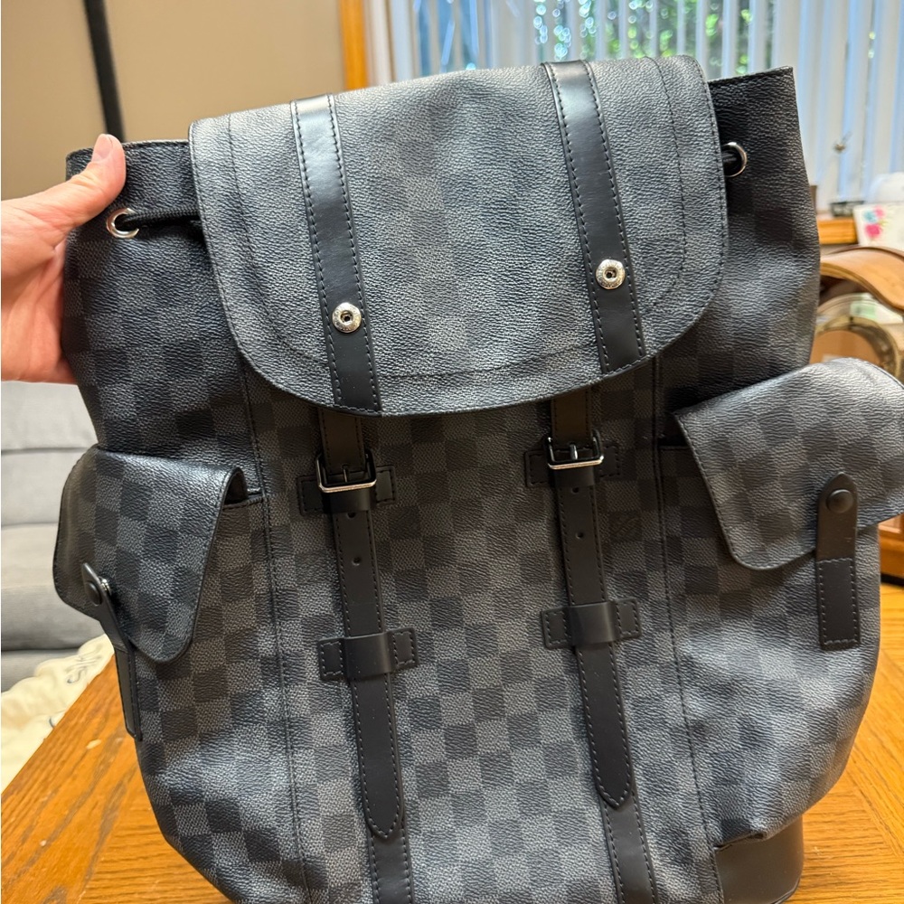 Louis Vuitton Christopher MM Damier graphite canvas